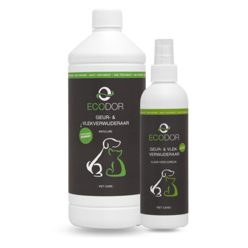 Ecodor Odour and Stain remover - 0,25 ltr + 1 ltr refill
