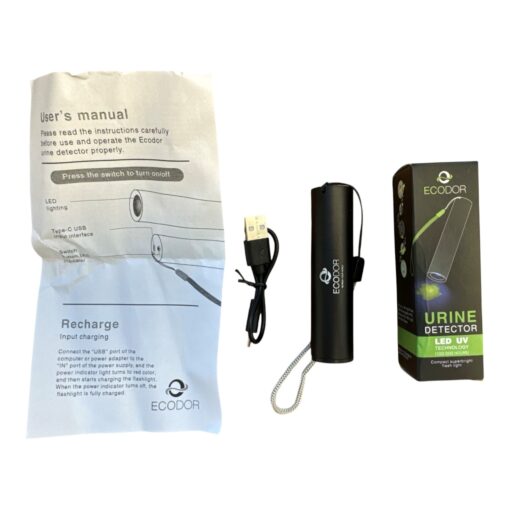Ecodor Urine Detector (Rechargeable) – Quickly and Accurately Locate Urine Stains - Image 3