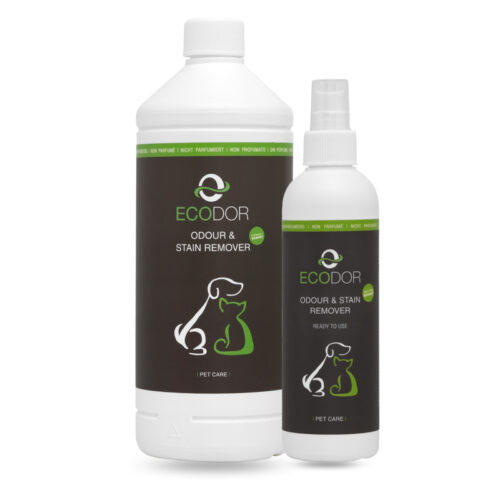 Ecodor Odour and Stain remover - 0,25 ltr + 1 ltr refill